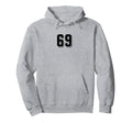 Number 69 80S 90S Soccer Team Jersey Hoodie - Streetwear Style for Adults