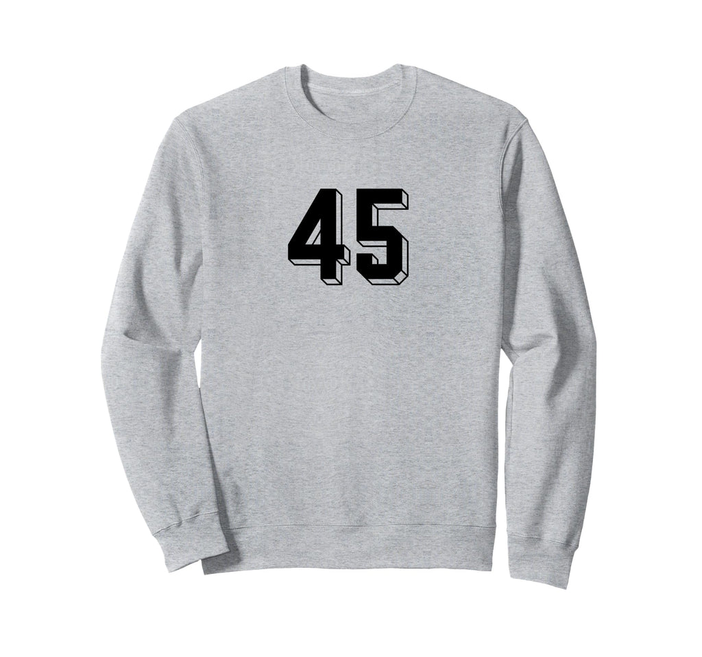 Number 45 80S 90S Soccer Team Sweatshirt - Aesthetic Graphic Men Women