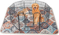 IEUUMLER Washable Pee Pads for Dogs, 1 Pack Reusable Non-Slip Grip, Super Absorbent Waterproof Puppy Pads for Potty Training, Playpen, Crate, Whelping Box EU011 (Orange, 63" x 63")