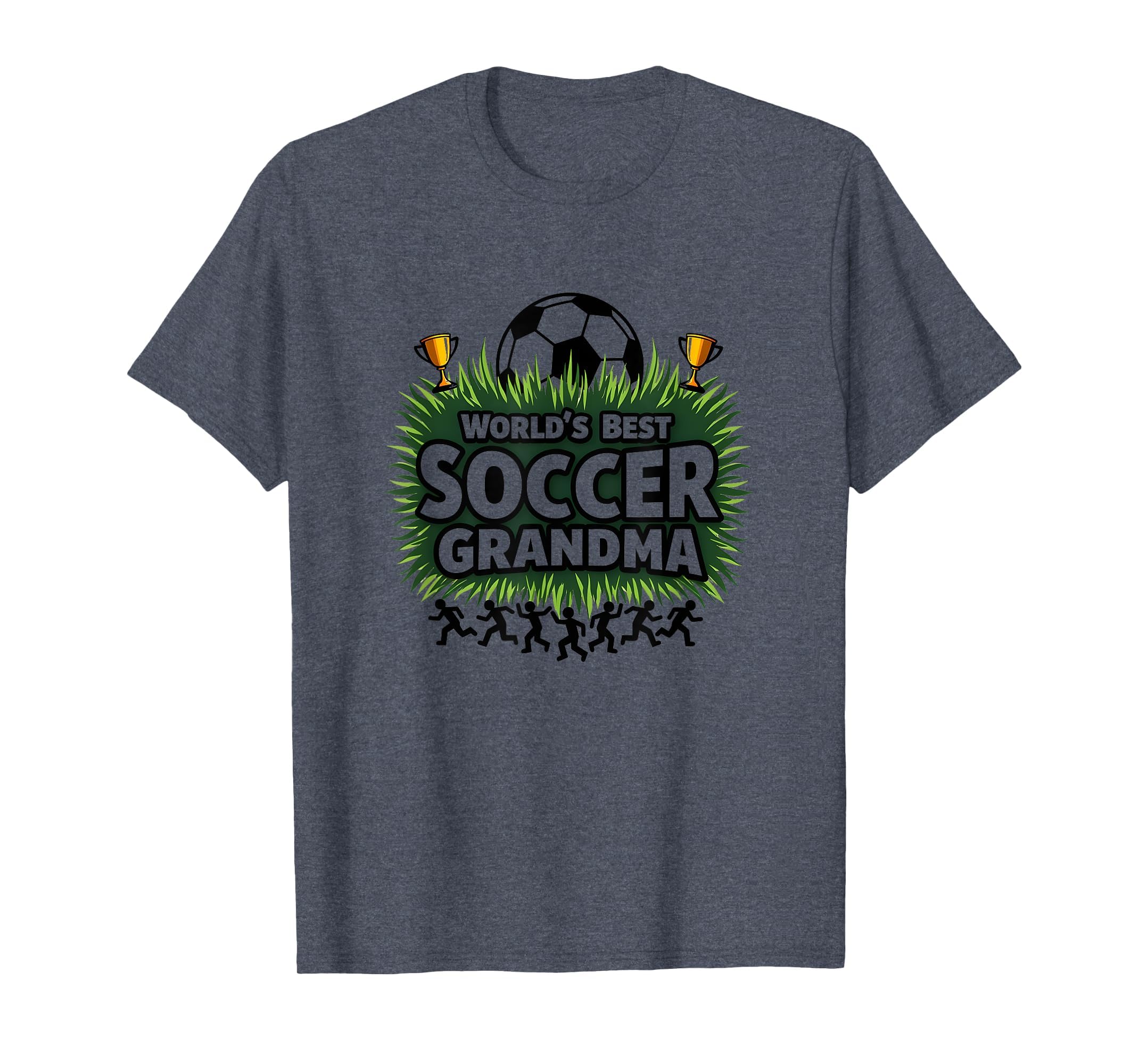 Worlds Best Soccer Grandma Champion T-Shirt - Custom Art Print Men Women