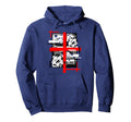 England Flag Football Soccer English Hoodie - Novelty Apparel for Adults