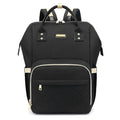 Diaper Bag Backpack, Diaper Bags for Baby Girls Boys, Baby Bags for Moms Dads, Nappy Changing Bag with Insulated Pockets,Multi-functional Waterproof Backpack with Stroller straps-Black