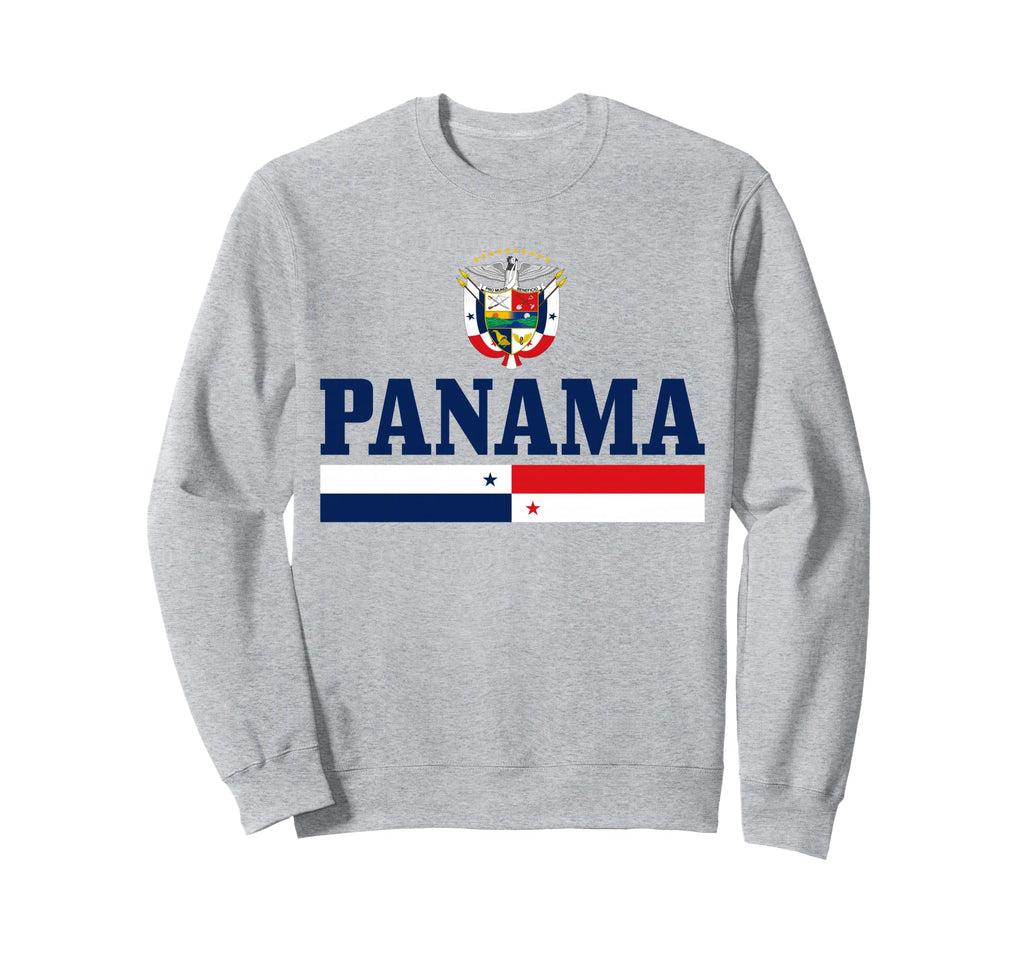 Panama Flag Pride Panamanian Sweatshirt - Aesthetic Graphic Unisex