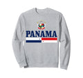 Panama Flag Pride Panamanian Sweatshirt - Aesthetic Graphic Unisex