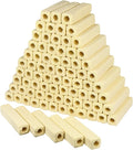 RealPlus Ceramic Bio Filter Media for Aquarium Sump Canister Pond Fish Tank Canister Koi Pond, Vast Surface Area, 80pcs, Yellow