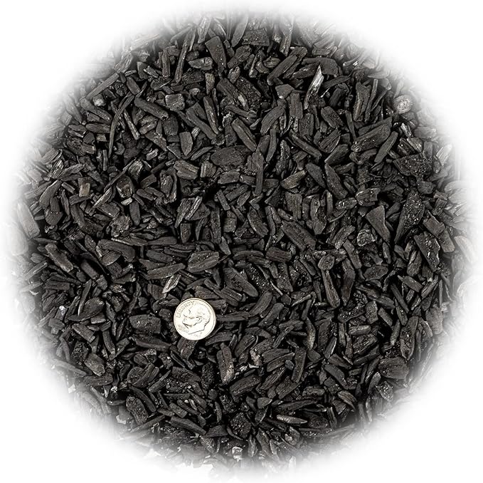 Horticultural Charcoal for Indoor Plants [1-Quart Bag] Black Diamond Soil Amendment for Orchids, Terrariums, and Gardening