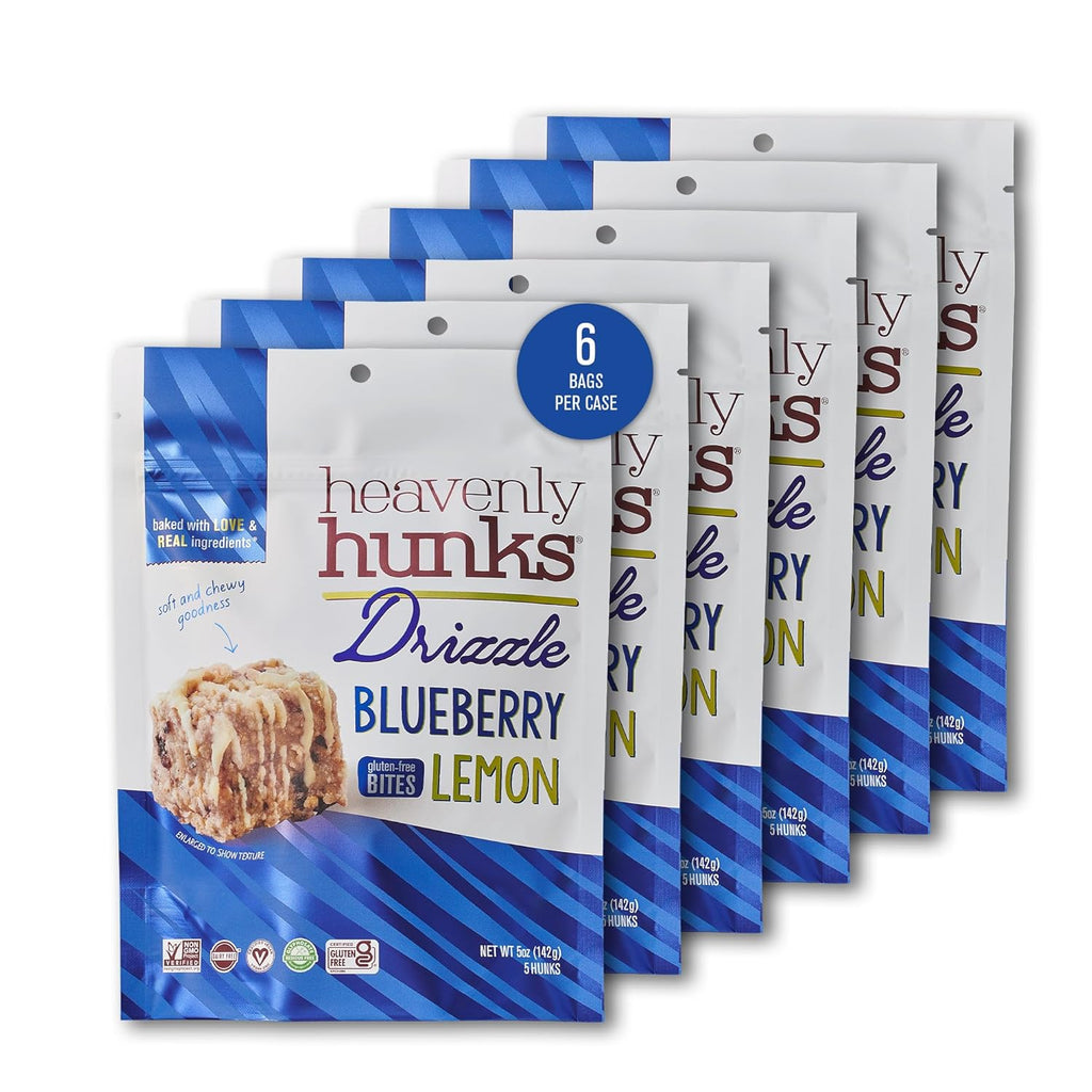 Heavenly Hunks Blueberry Lemon Drizzle Cookie Bites, 6-Pack, 5 oz Each