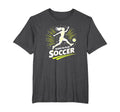 Born To Play Soccer Womens Inspirational T-Shirt - Graphic Print Men Women