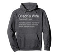 Soccer Coachs Wife Definition Soccer Coach Hoodie - Trendy Graphic Unisex