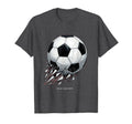 Kickin Since Birth Soccer Lover T-Shirt - Casual Everyday Wear Men Women