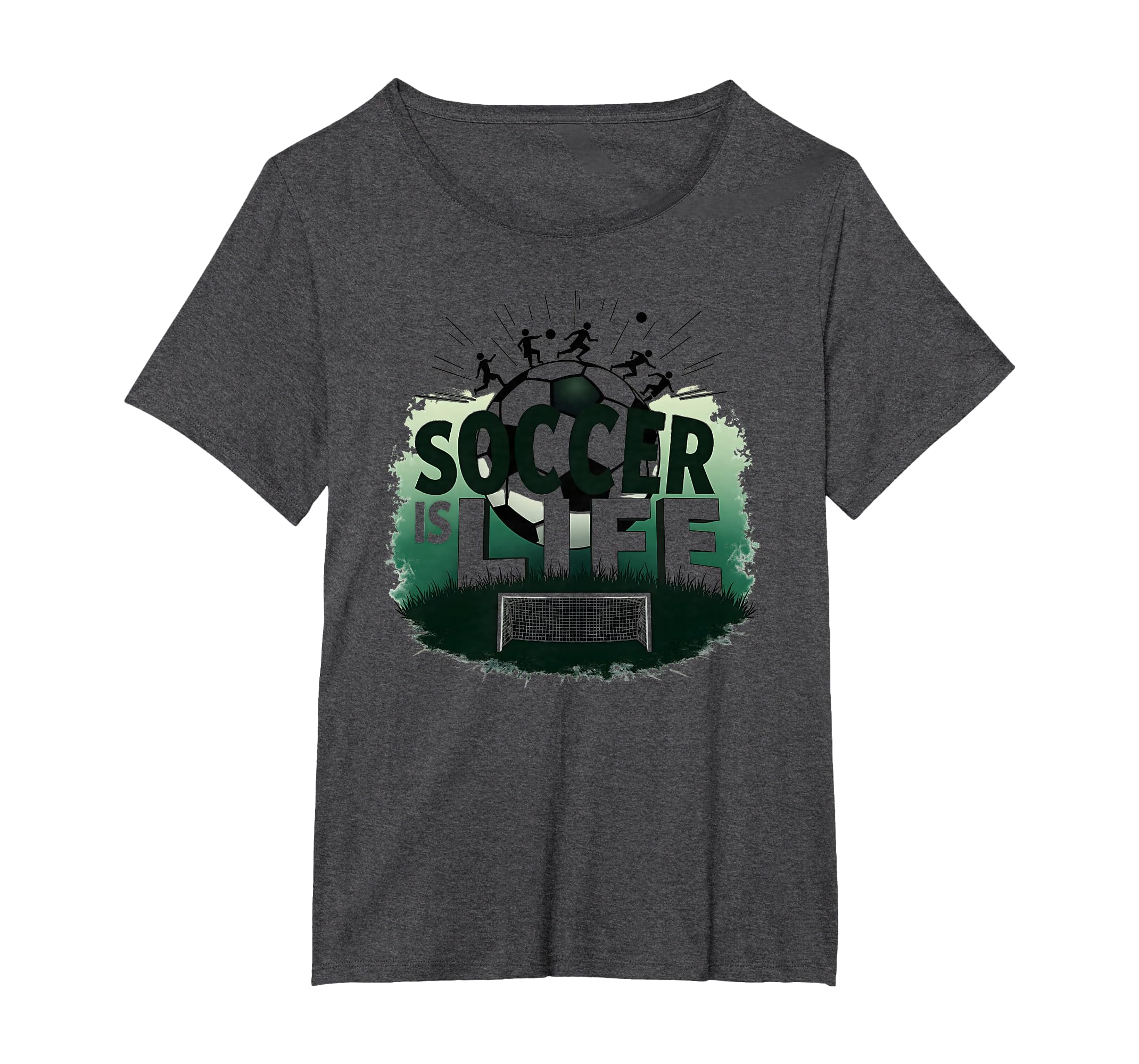 Soccer Is Life Inspiring Football T-Shirt - Streetwear Style for Adults