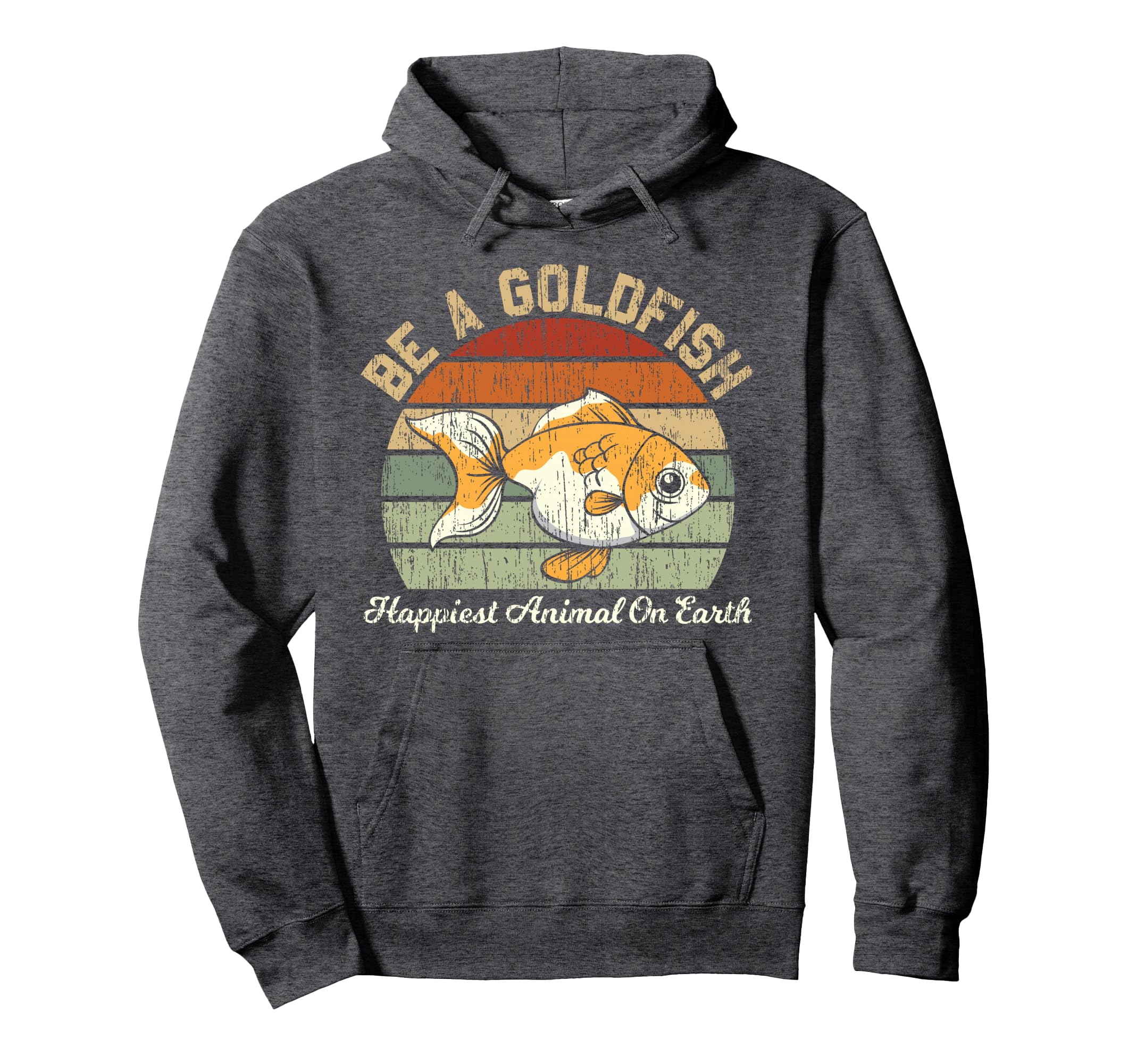 Be Goldfish Soccer Motivational Hoodie - Novelty Apparel for Adults