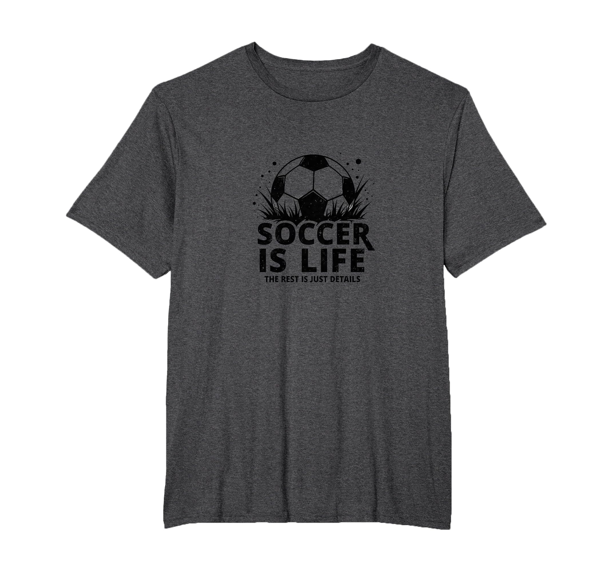 Soccer Coach Soccer Is Life Rest Is T-Shirt - Aesthetic Graphic Men Women