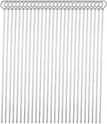 30 Pack 10 Inch Metal Barbecue Skewers, Stainless Steel BBQ Skewers, Shish Kebab Kabob Skewers (BBQ 10Inch-30p)
