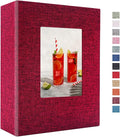 Vienrose Photo Album 4x6 100 Pages Photos Linen Cover Picture Book with Front Window for Baby Wedding Children