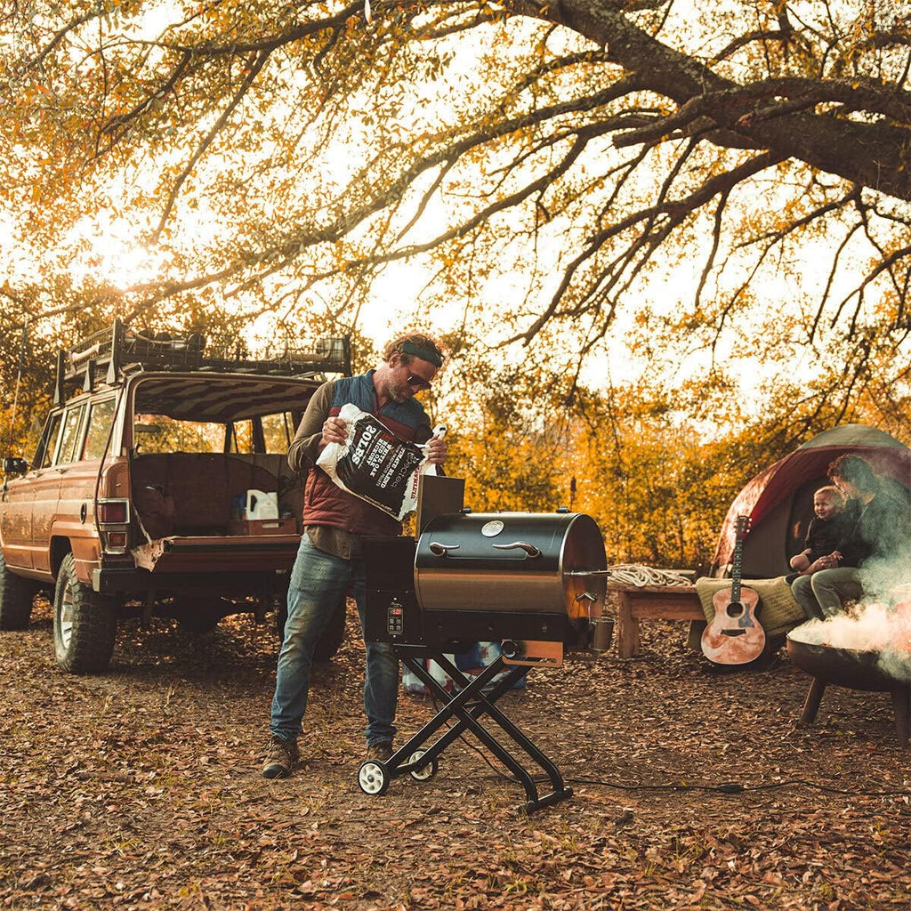 recteq Pellet Grill - Road Warrior 340, Portable Electric Pellet Smoker Grill, BBQ, Wood Pellets, Sear, Smoke, and More