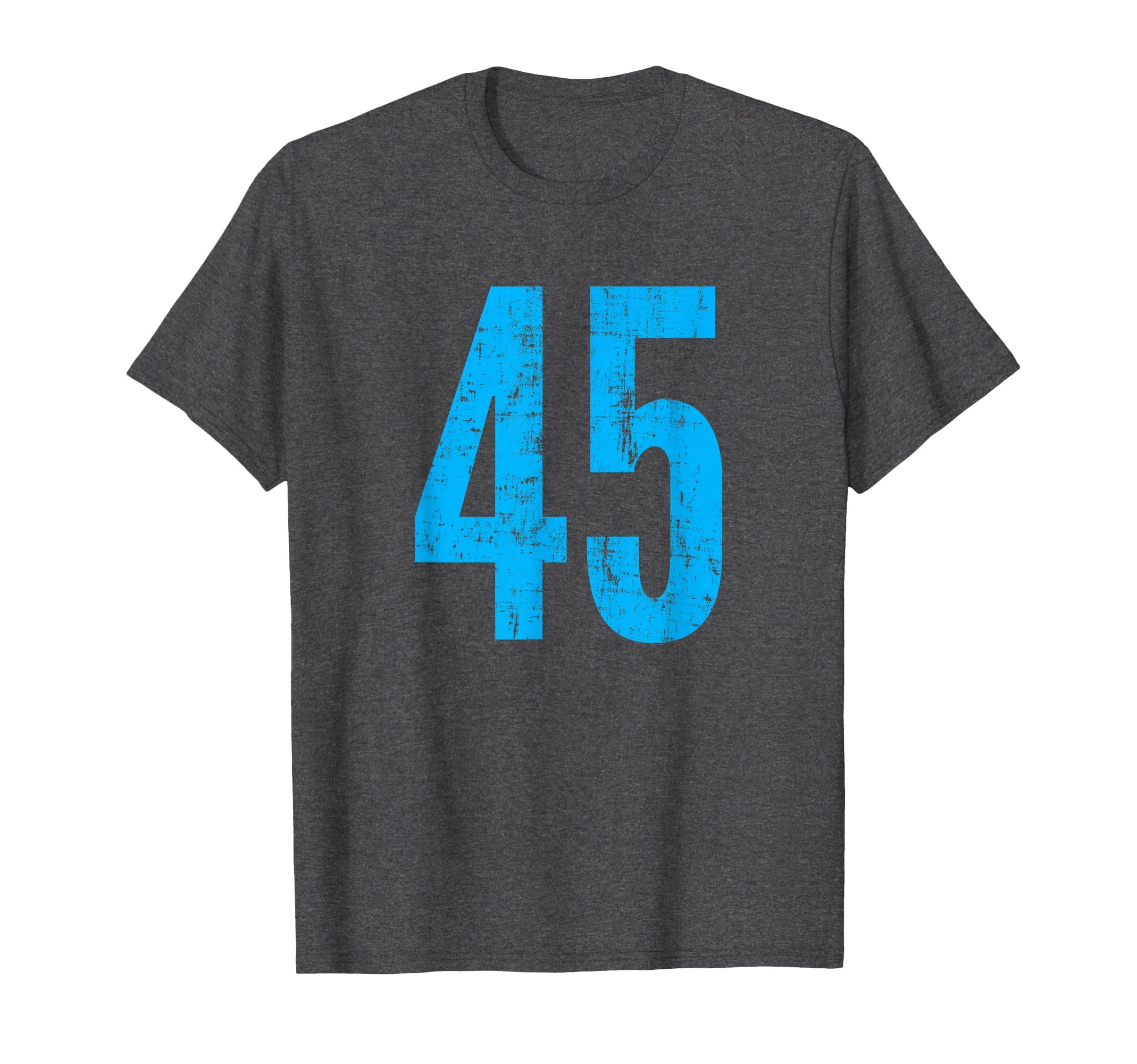 Number 45 Distressed Sport Team T-Shirt - Streetwear Style Men Women