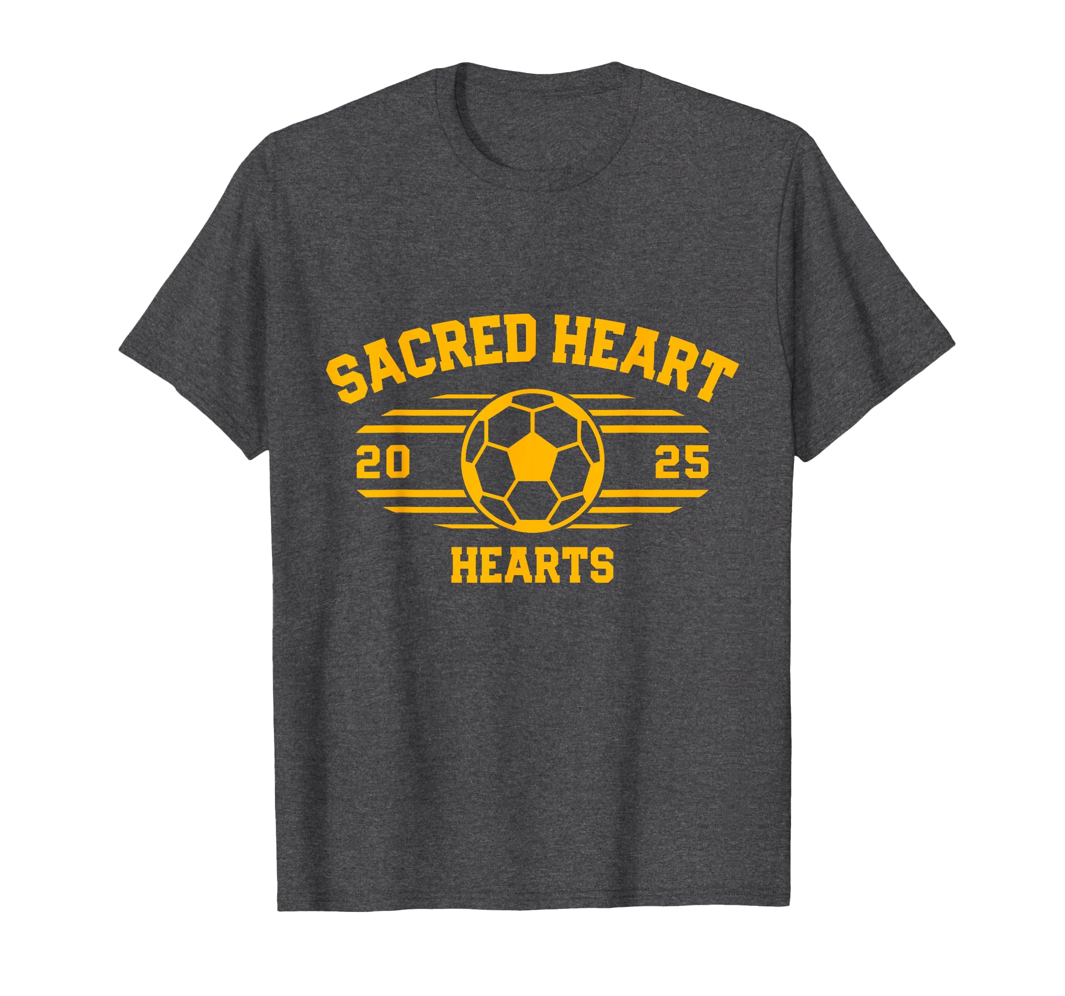 Sacred Heart Hearts Soccer Ball 2025 Hs T-Shirt - Unique Graphic for Adults