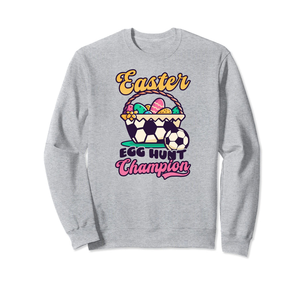 Easter Egg Hunt Champion Soccer Sweatshirt - Custom Art Print for Adults