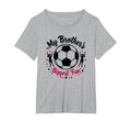 Soccer Sister My Brothers Biggest Fan T-Shirt - Unique Graphic for Adults