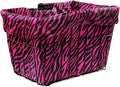 Cruiser Candy Bike Basket Liner Waterproof, Universal Fit for Most Bike Baskets, Stylish 2in1Tote, Bike Basket Cover, EBiKE Front Wire Or Wicker Bike Baskets Fits Up to 15x12x10