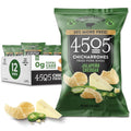 4505 Pork Rinds Chicharrones, Jalapeño Cheddar, 3 oz (Pack of 12) - Gluten-Free Snack