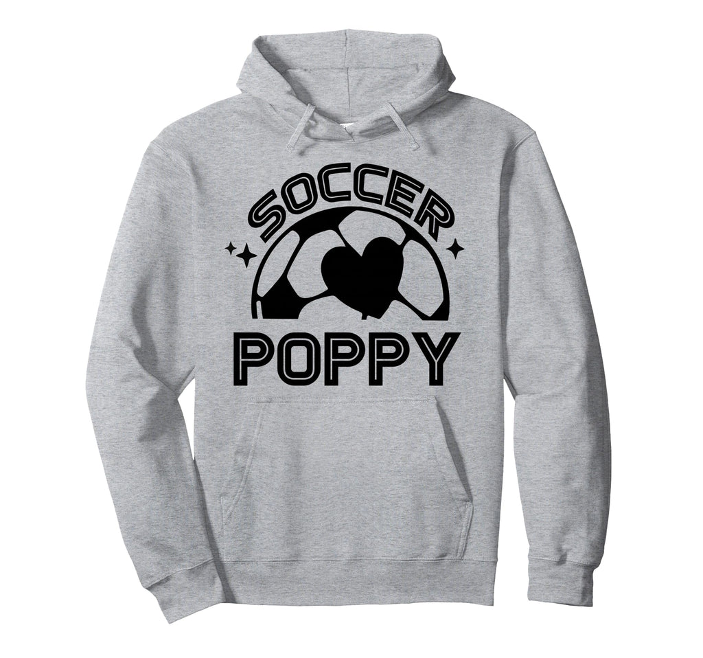 Soccer Poppy Funny Ball Poppy Hoodie - Minimalist Print Men Women