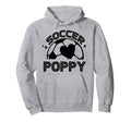 Soccer Poppy Funny Ball Poppy Hoodie - Minimalist Print Men Women