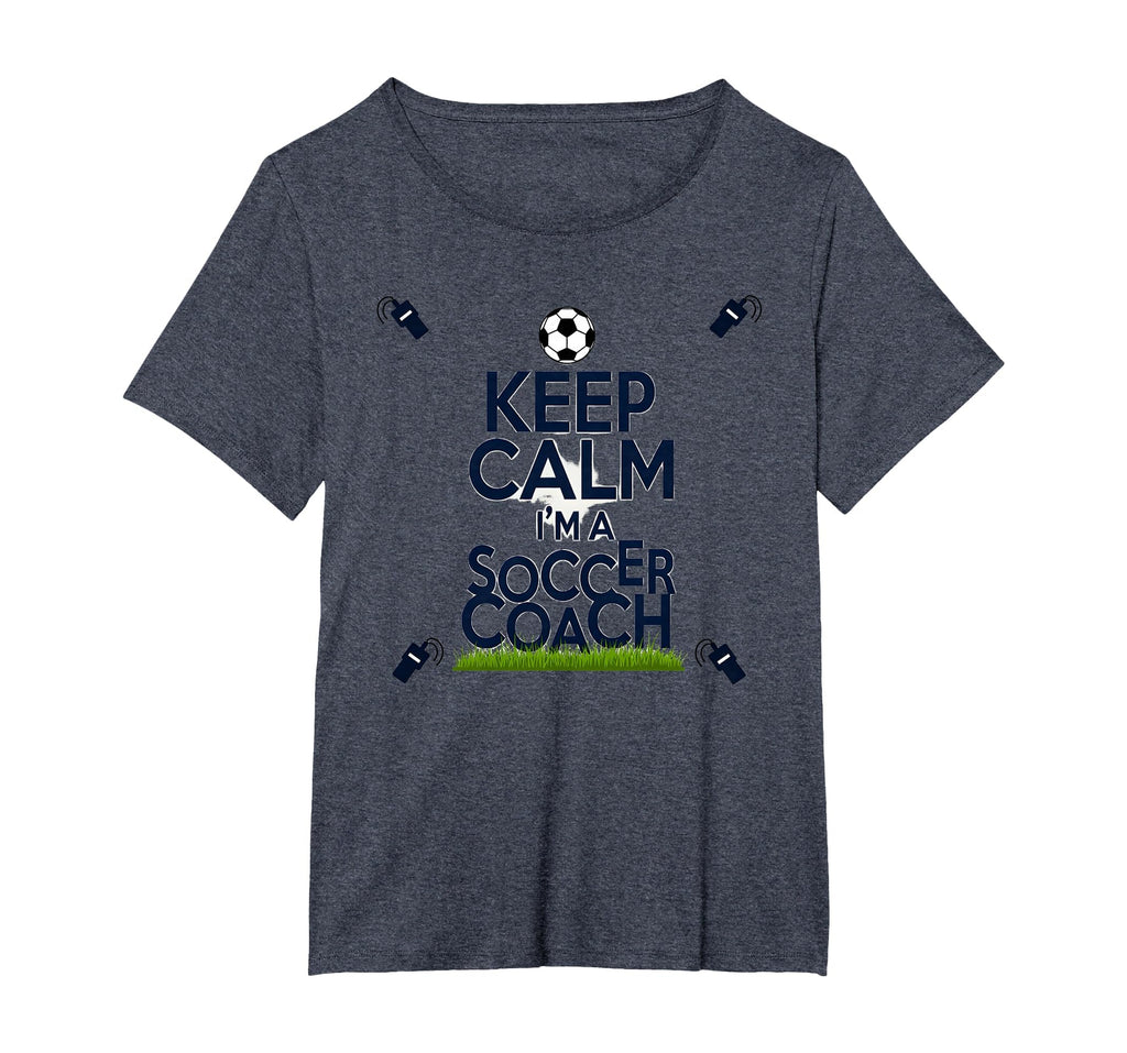 Keep Calm Im Soccer Coach Funny Sports T-Shirt - Unique Graphic Unisex