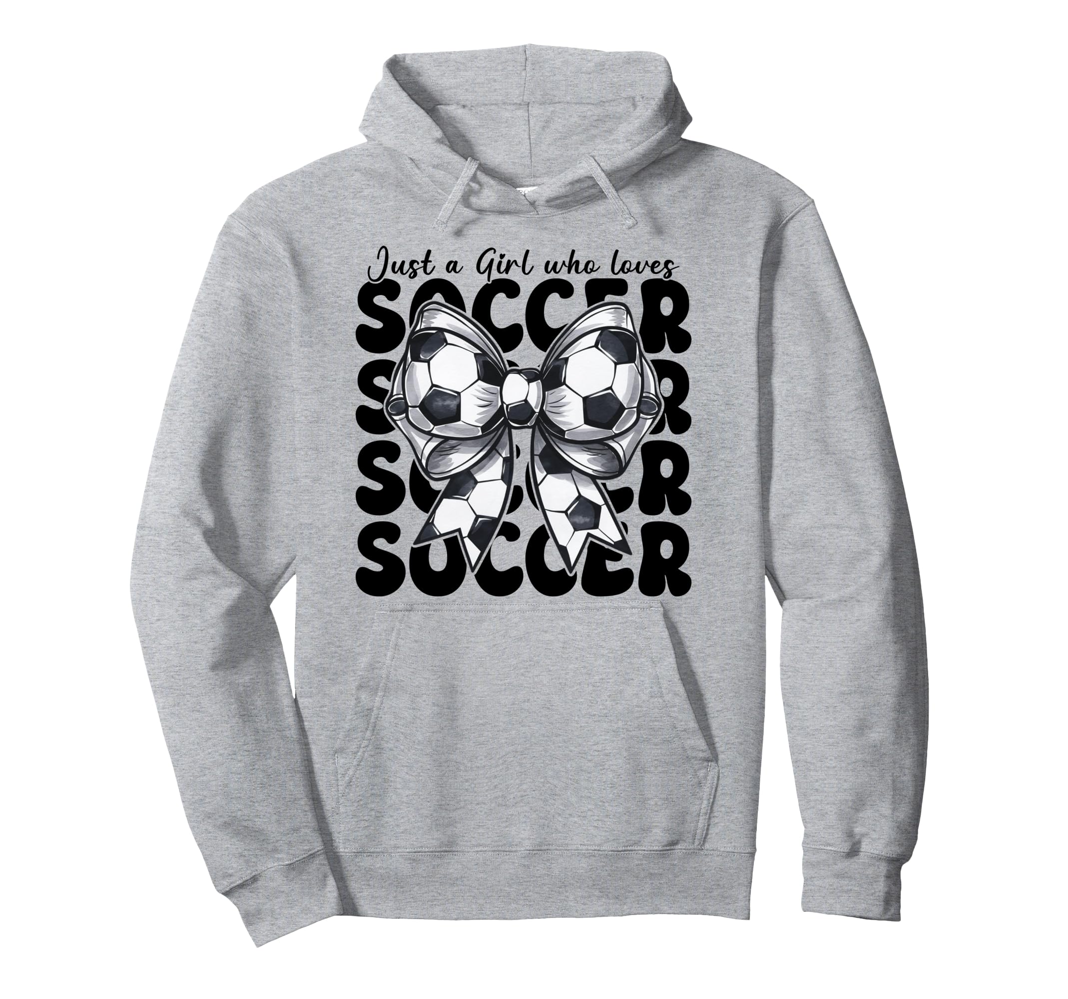 Just Who Loves Soccer Mom Coquette Bow Hoodie - Streetwear Style for Adults