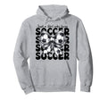 Just Who Loves Soccer Mom Coquette Hoodie - Fun Novelty Design Men Women