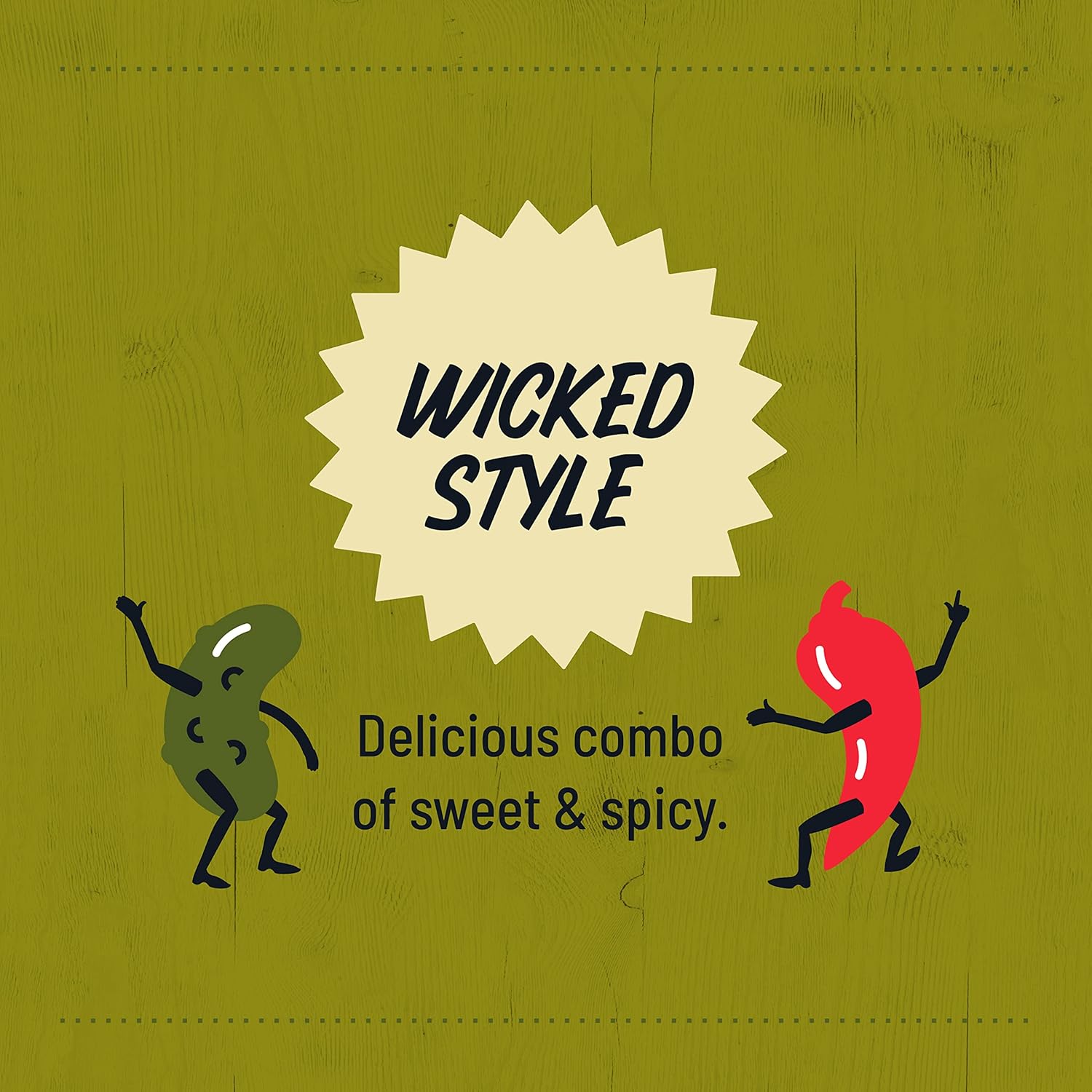 Wickles Wicked Garlic Pickles, Case of 6, 12 Fl Oz Jars