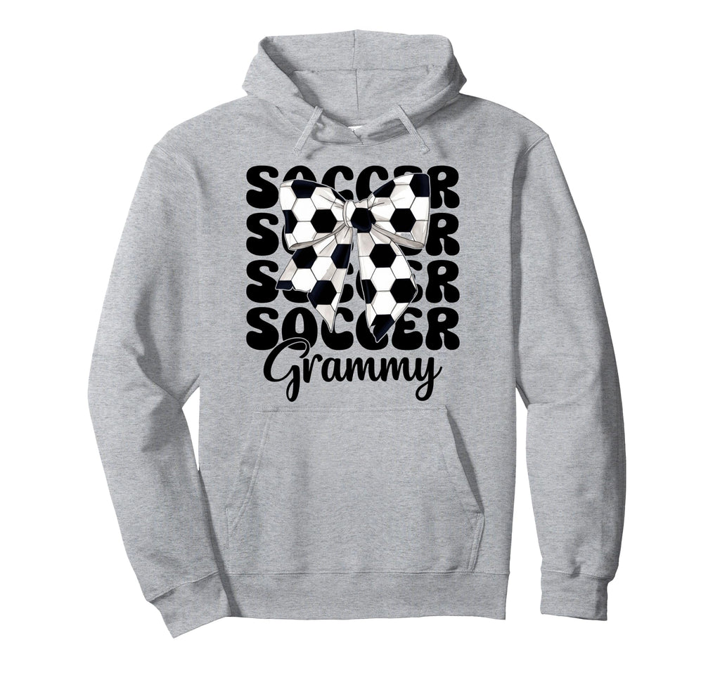 Soccer Grammy Soccer Grandma Nana Coquette Hoodie - Novelty Apparel Unisex