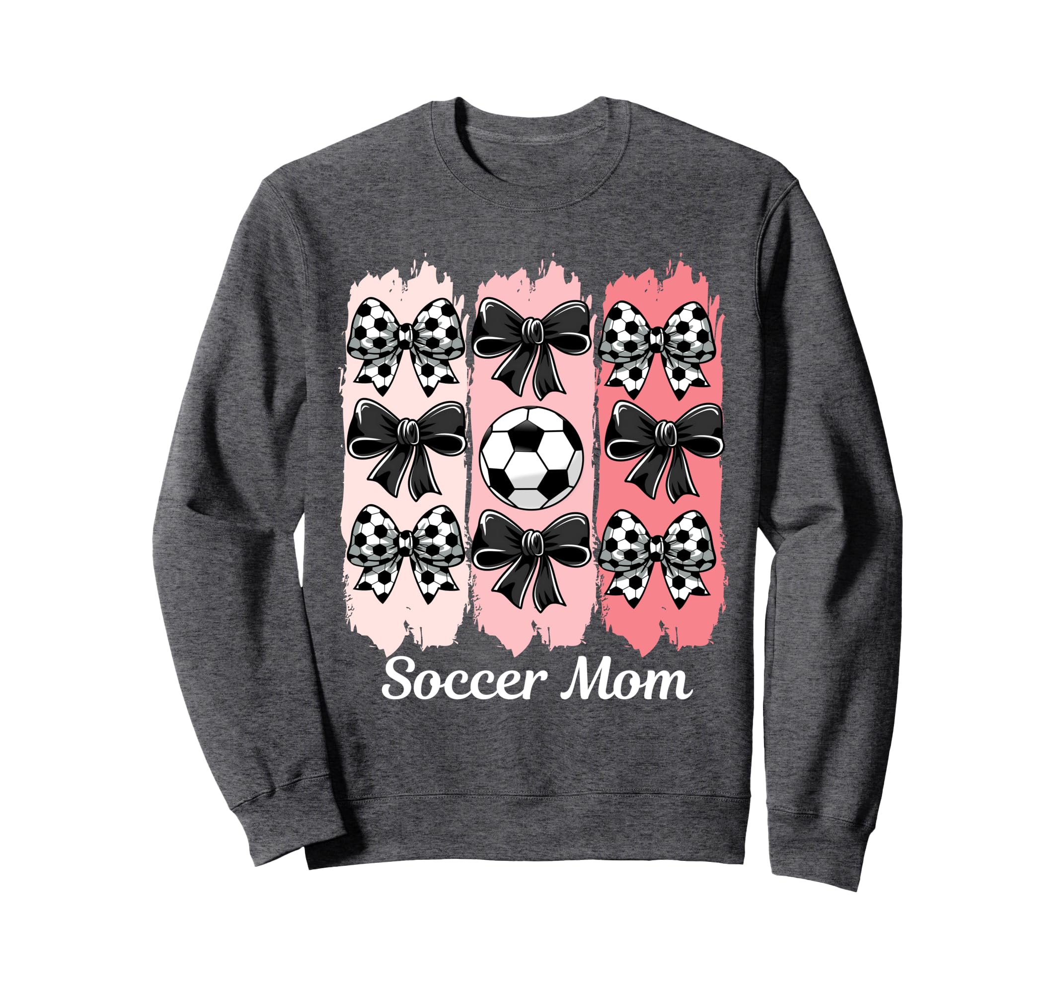 Soccer Mom Coquette Bow Soccer Mom Sweatshirt - Custom Art Print Men Women
