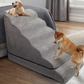 Soft Dog Stairs & Steps for High Beds 28 Inches High Tall, LitaiL Pet Stairs/Steps for High Beds for Small Large Dogs, Non-Slip Dog Ramps for Bed, for Older Cats