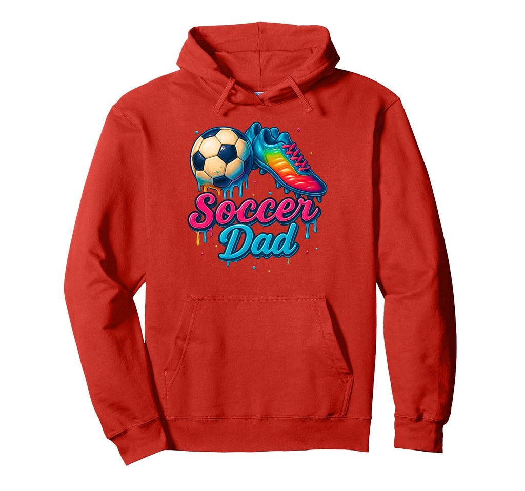 Soccer Dad Daddy Father Happy Hoodie - Casual Everyday Wear for Adults