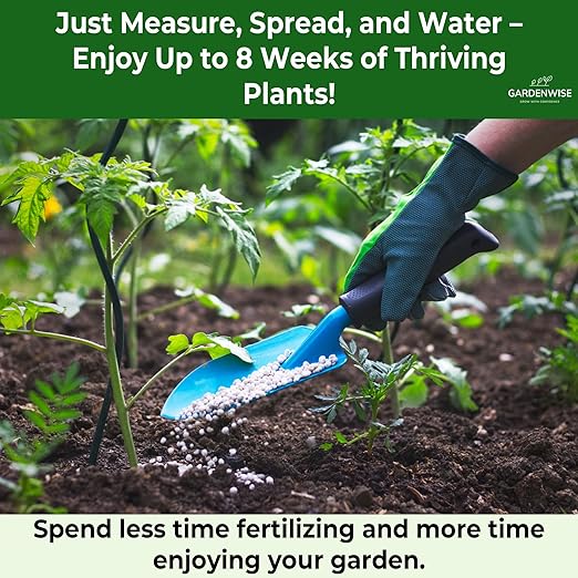 10-10-10 Plant Fertilizer Slow Release - 10 10 10 All Purpose Granular Garden Fertilizer for Vegetables, Tomato, Arborvitae, Shrubs, Rose, Flowers, Fruit, Fig Trees (5 QUARTS)
