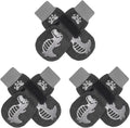 BEAUTYZOO Anti-Slip Dog Socks,Dog Shoes for Hot/Cold Pavement,Paw Protectors with Grips 3 Pairs for Puppy Small Medium Large Senior Old Dogs,Dog Socks to Prevent Licking and Hardwood Floor Protection