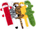 Nocciola Durable Dog Chew Toys for Aggressive Chewers, No Stuffing Squeaky Toys for Small to Large Dogs