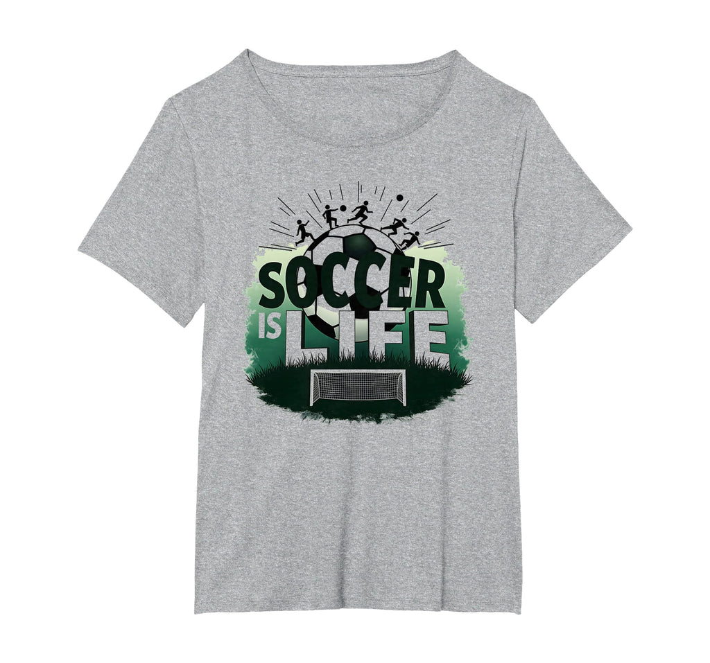 Soccer Is Life Inspiring Football Fan T-Shirt - Streetwear Style Unisex