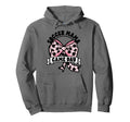Soccer Mama Coquette Bow Game Day Mom Hoodie - Minimalist Print for Adults