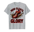 Mud Cleats Glory Soccer T-Shirt - Minimalist Print Unisex