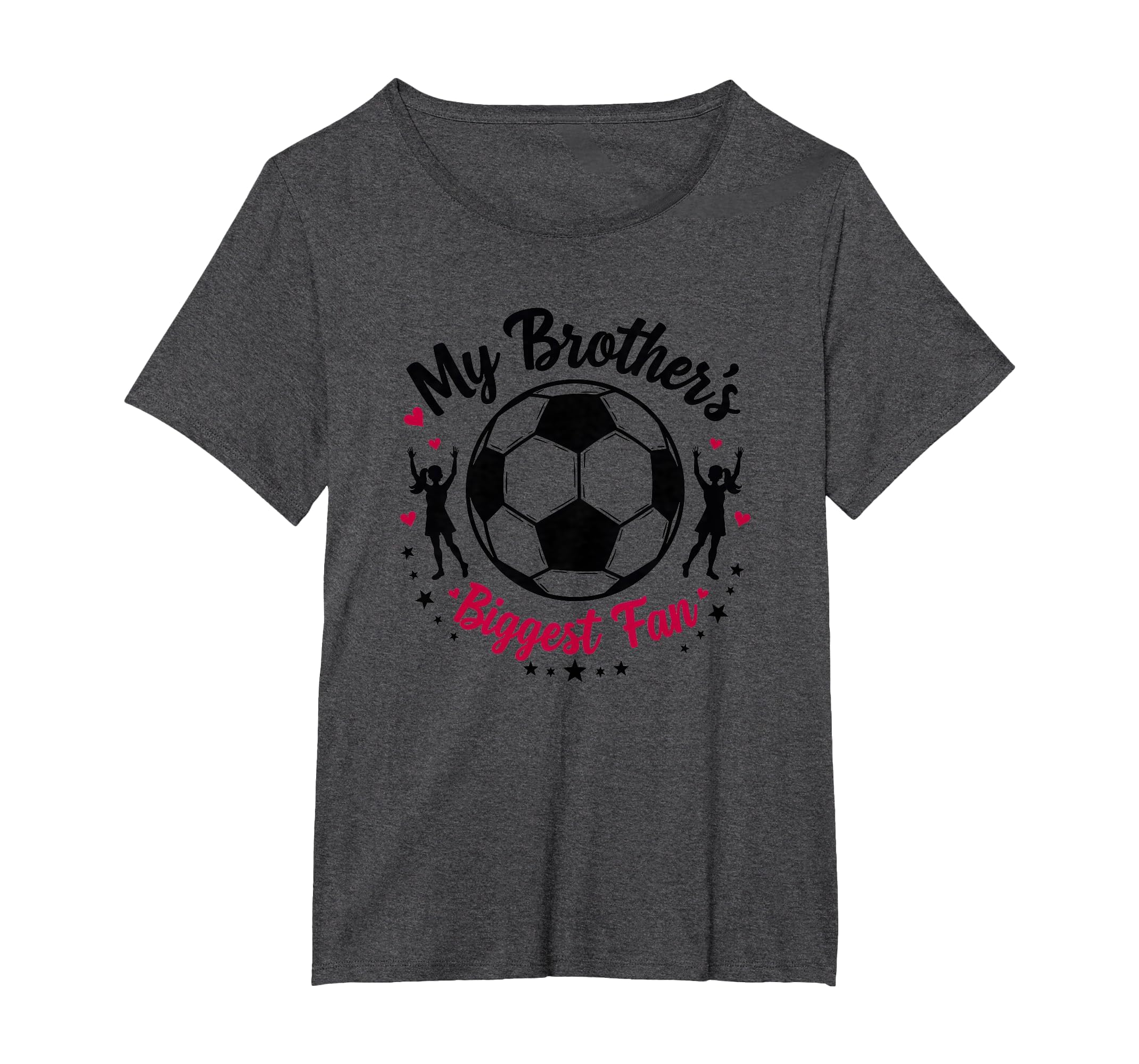 Soccer Sister My Brothers Biggest Fan T-Shirt - Trendy Graphic Unisex
