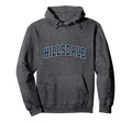 Hillsdale New Jersey Nj Sports Navy Hoodie - Graphic Print for Adults