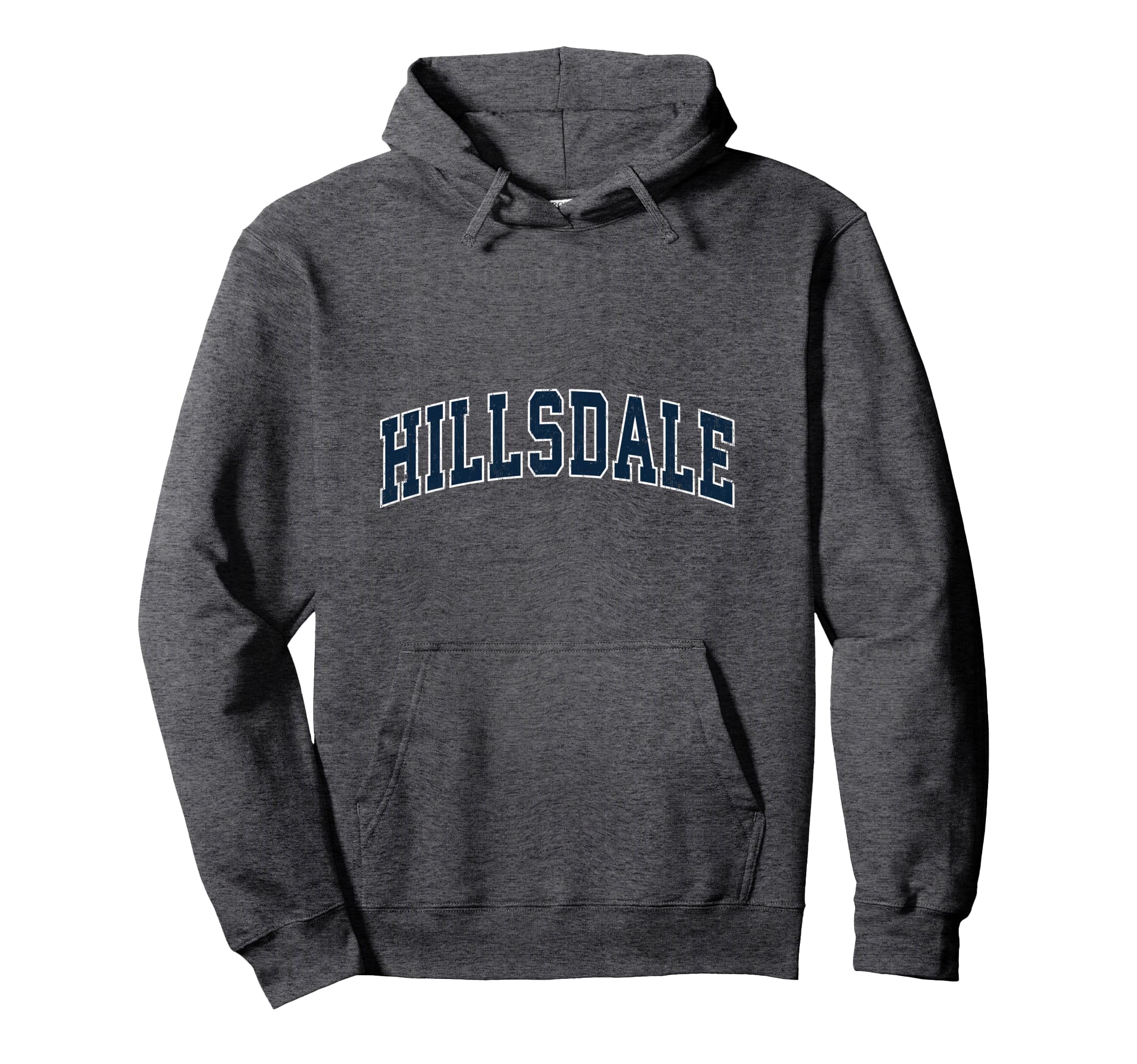 Hillsdale New Jersey Nj Sports Navy Hoodie - Graphic Print for Adults