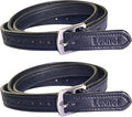 Non-Stretch Soft Stirrup Leather with Stainless Steel Hardware 1 Pair Pack of 2