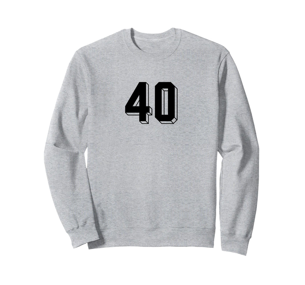 Number 40 80S 90S Soccer Team Jersey Sweatshirt - Trendy Graphic Unisex
