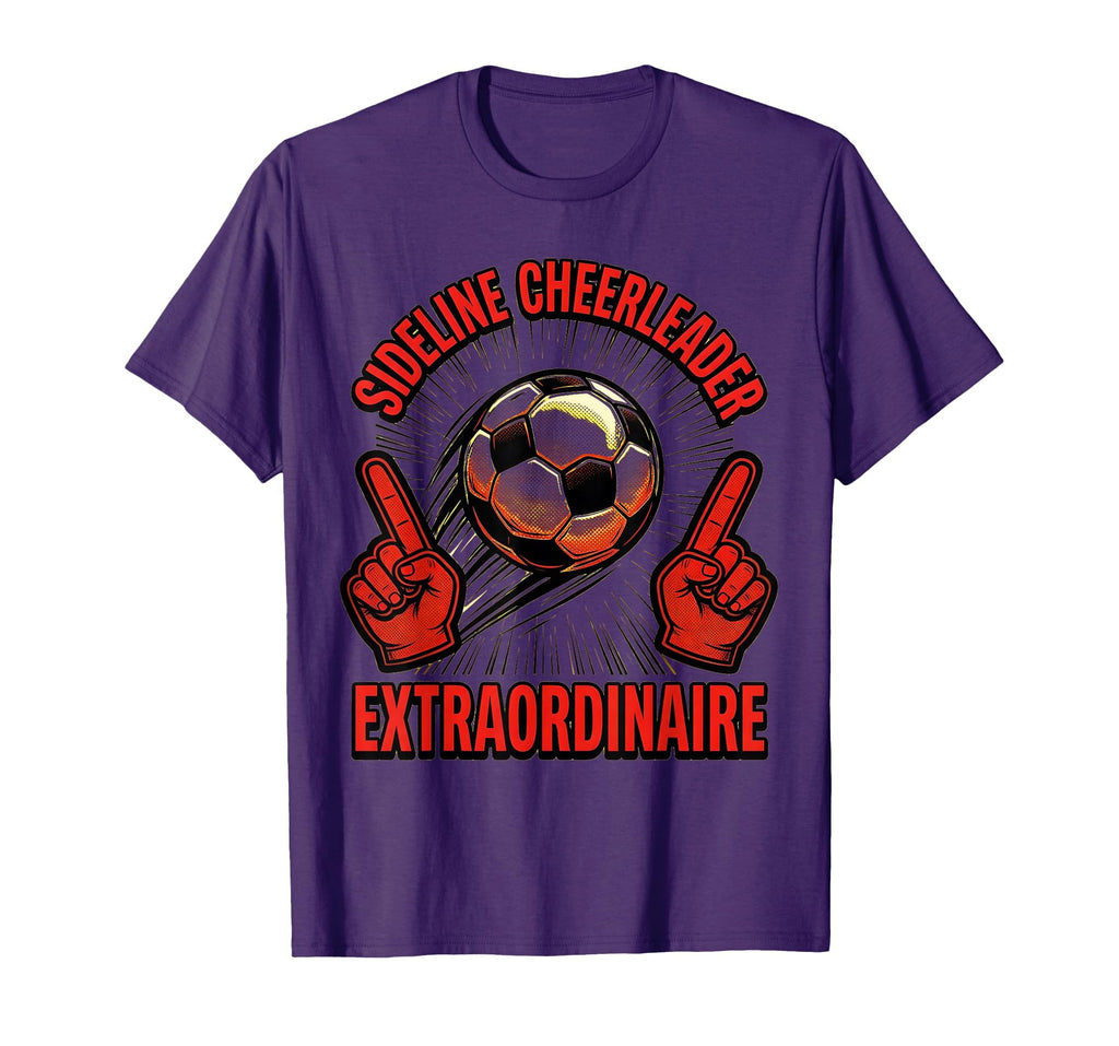 Sideline Cheerleader Extraordinaire T-Shirt - Streetwear Style for Adults