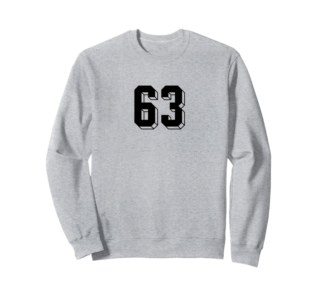 Number 63 80S 90S Soccer Team Jersey Sweatshirt - Trendy Graphic Men Women