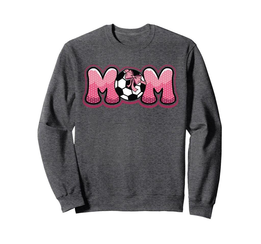 Soccer Mom Coquette Bow Game Sweatshirt - Casual Everyday Wear Men Women